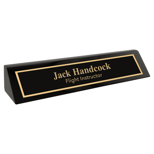 10 1/2" Piano Finish Desk Wedge