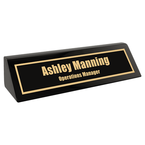 8 1/2" Piano Finish Desk Wedge