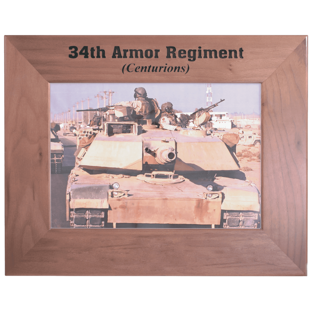 Genuine Walnut Picture Frame — Photo Size