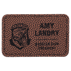 3" x 2" Rectangle Laserable Leatherette Patch with Adhesive