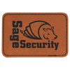 3" x 2" Laserable Leatherette Rectangle Patch with Kota Pro Adhesive