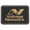 3" x 2" Laserable Leatherette Rectangle Patch with Kota Pro Adhesive