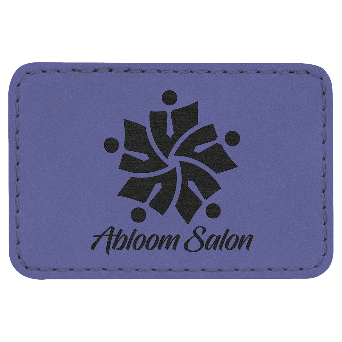 3" x 2" Laserable Leatherette Rectangle Patch with Kota Pro Adhesive