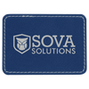 3 1/2" x 2 1/2" Laserable Leatherette Rectangle Patch with Kota Pro Adhesive
