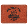 3 1/2" x 2 1/2" Laserable Leatherette Rectangle Patch with Kota Pro Adhesive