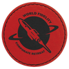 2 1/2" Laserable Leatherette Round Patch with Kota Pro Adhesive