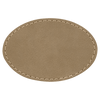 3" x 2" Laserable Leatherette Oval Patch with Kota Pro Adhesive