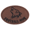 3" x 2" Laserable Leatherette Oval Patch with Kota Pro Adhesive