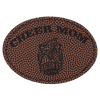 3 1/2" x 2 1/2" Laserable Leatherette Oval Patch with Kota Pro Adhesive