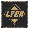 2 1/2" x 2 1/2" Laserable Leatherette Square Patch with Kota Pro Adhesive