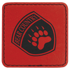 2 1/2" x 2 1/2" Laserable Leatherette Square Patch with Kota Pro Adhesive