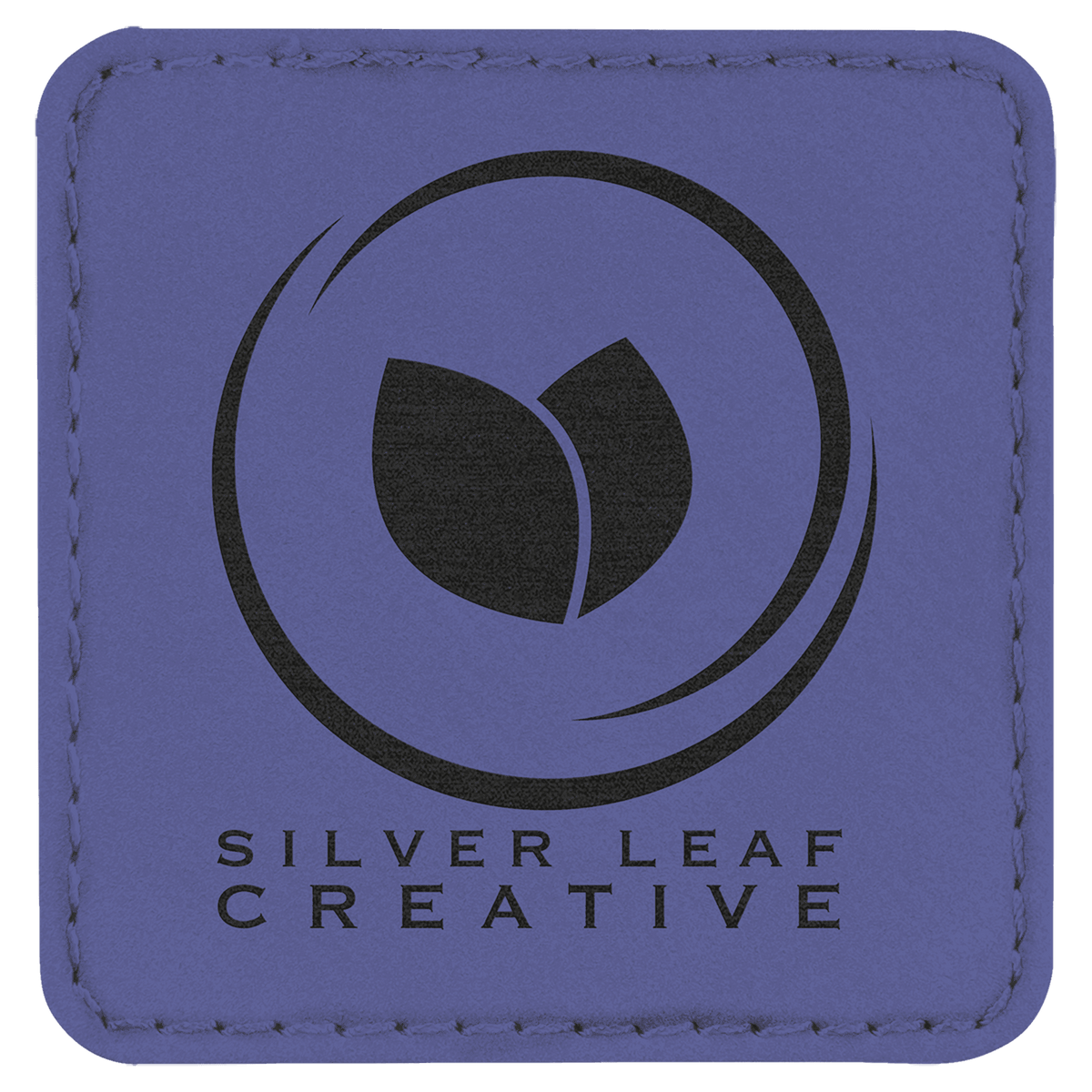 2 1/2" x 2 1/2" Laserable Leatherette Square Patch with Kota Pro Adhesive
