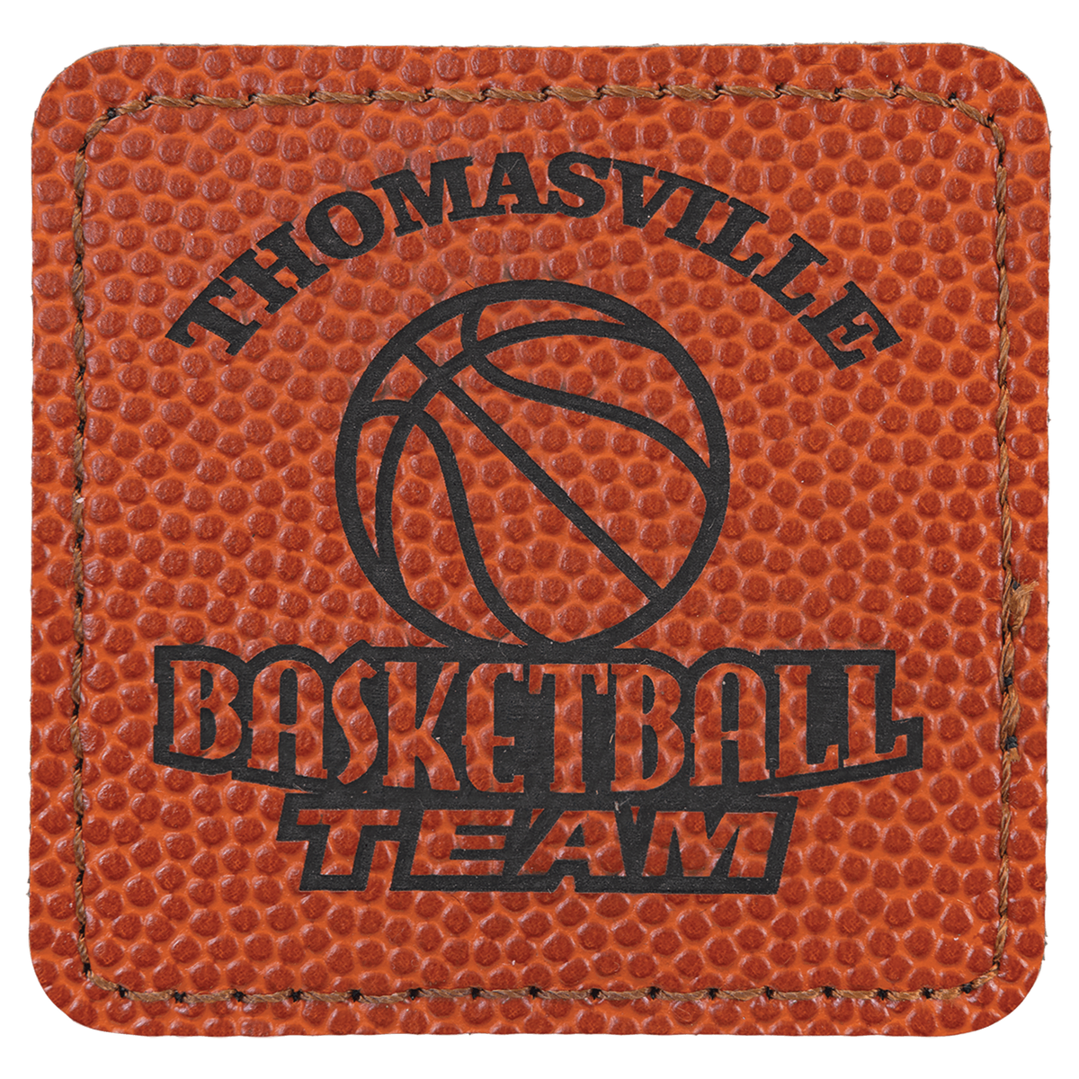2 1/2" x 2 1/2" Laserable Leatherette Square Patch with Kota Pro Adhesive