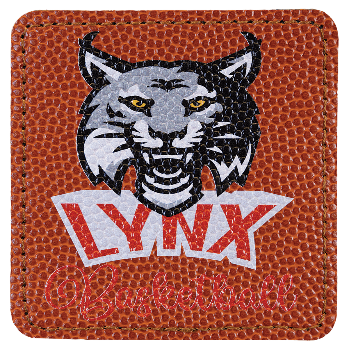 3" x 3" Laserable Leatherette Square Patch with Kota Pro Adhesive