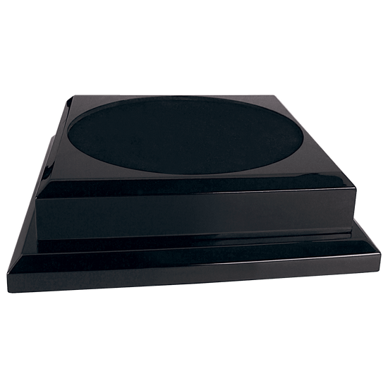 11" x 11" Royal Piano Finish Pedestal Base