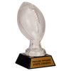Glass Sport Ball Award with Marble Base — Sport and Size