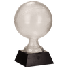 Glass Sport Ball Award with Marble Base — Sport and Size