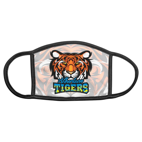6" x 5" Medium Sublimatable Face Mask with Trim & Ear Loops