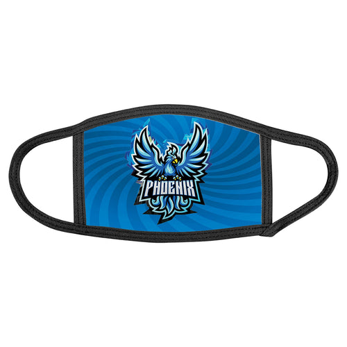 6" x 5" Medium Sublimatable Face Mask with Trim & Ear Loops