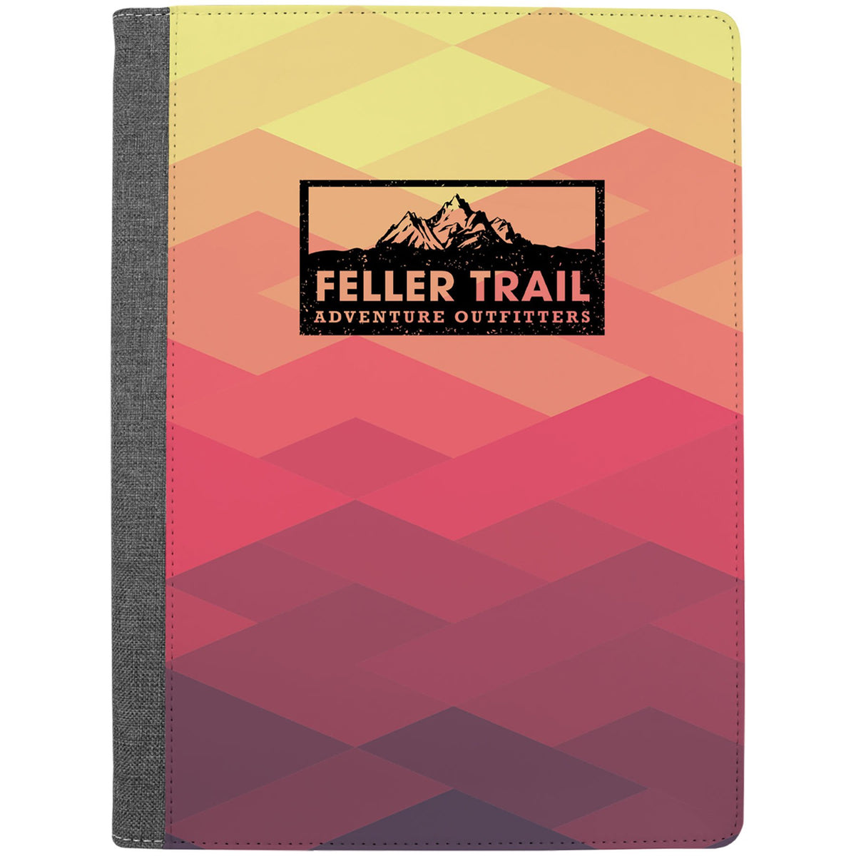 9 1/2" x 12" Subli-Tru Portfolio Full Front Sublimation wth Note Pad