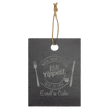 Rectangle Slate Cutting Board with Hanger String