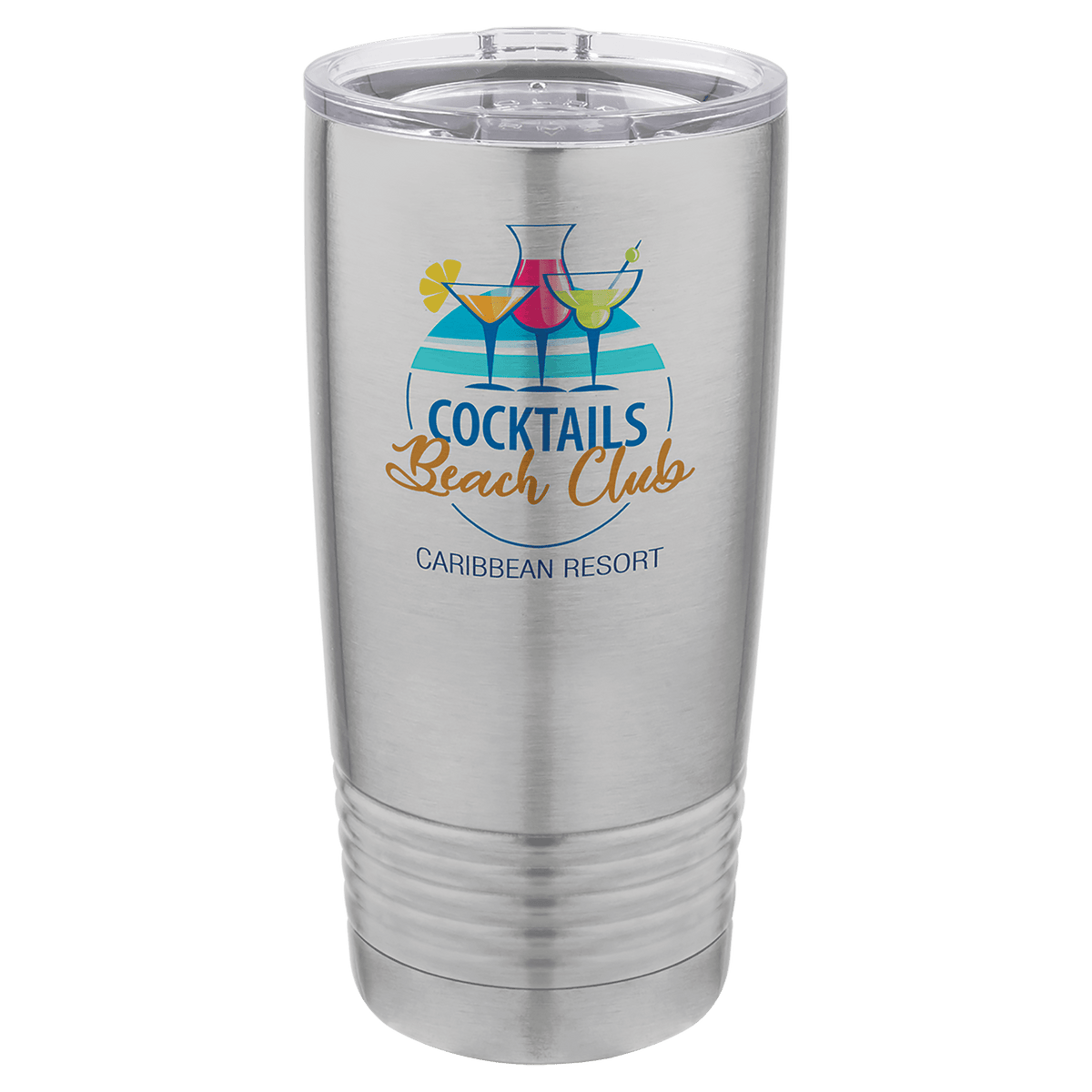 Sublimatable Polar Camel 20 oz. Vacuum Insulated Tumbler w/Lid