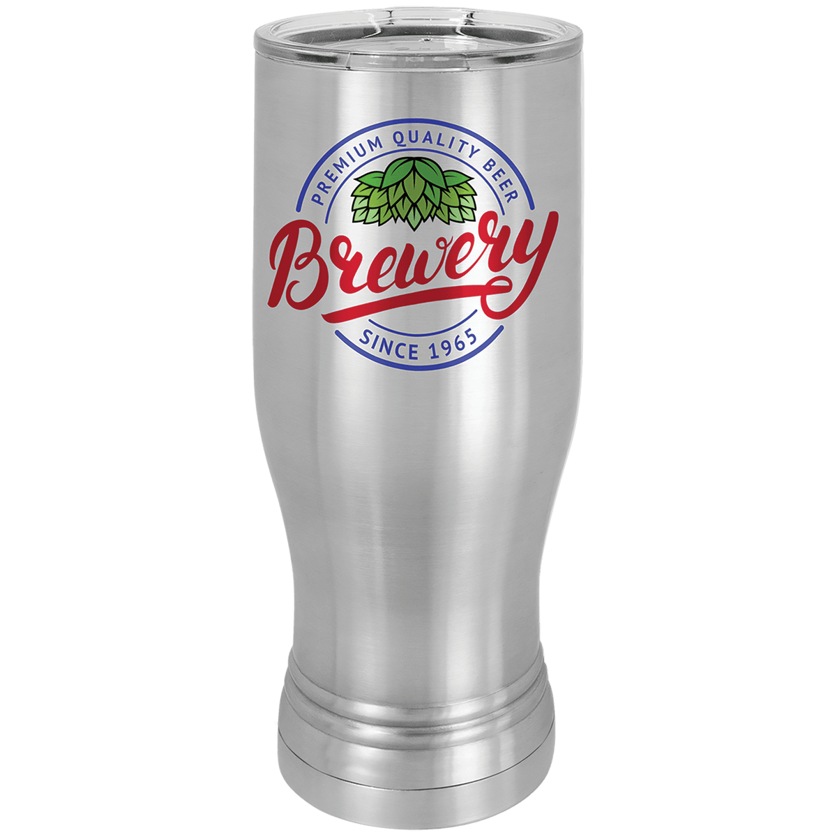 Sublimatable 20 oz. Polar Camel Pilsner with Clear Lid
