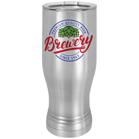 Sublimatable 20 oz. Polar Camel Pilsner with Clear Lid