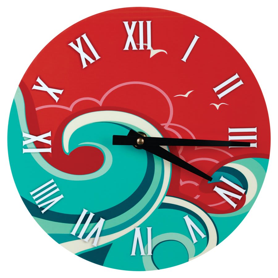 8.125" Unisub Sublimatable Round Clock Kit