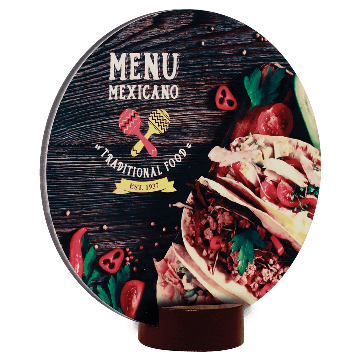 5.75" Unisub Sublimatable Round Streamline Award