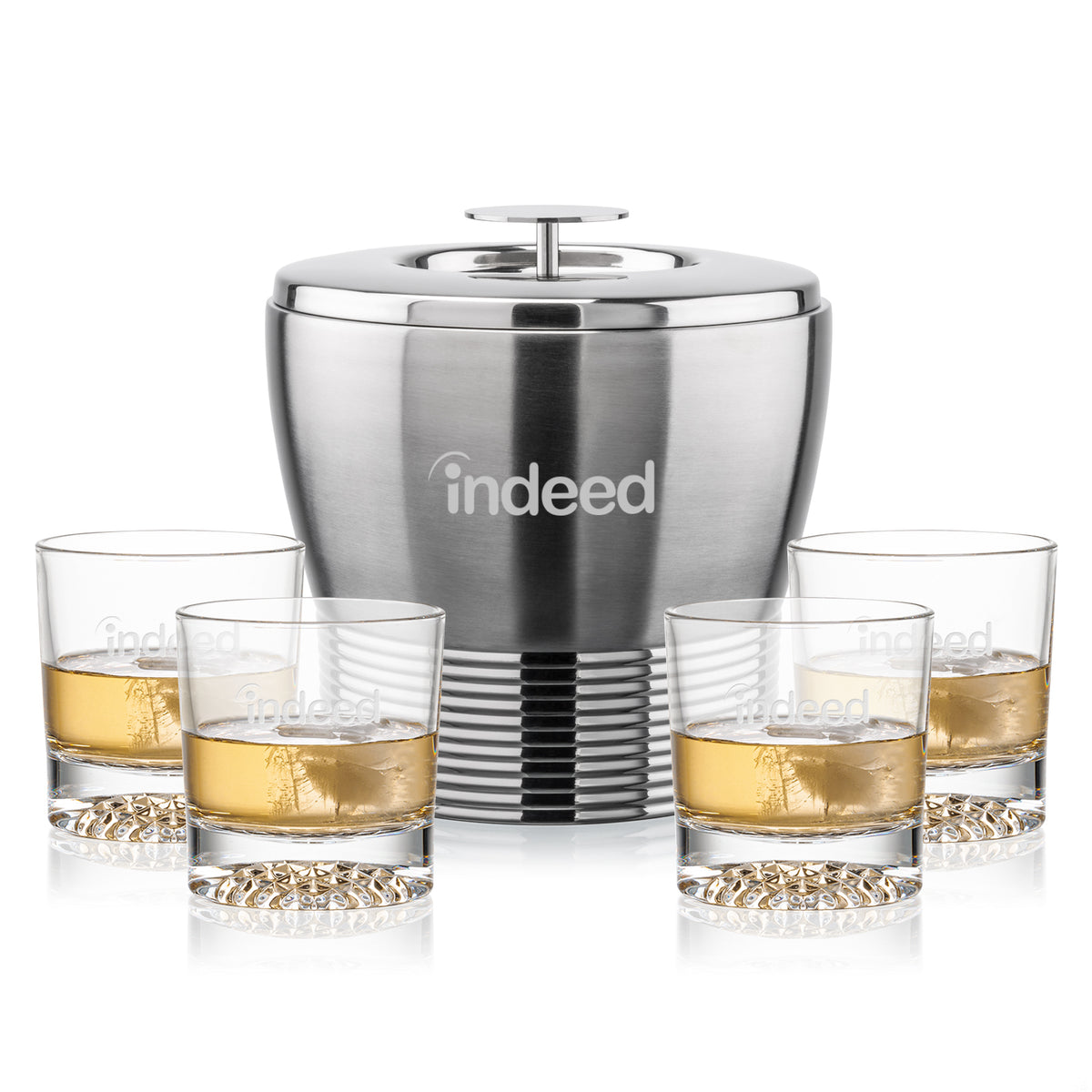 Genoa Ice Bucket & Buxton On-the-Rocks Set