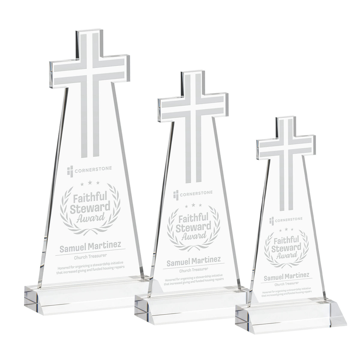 Cross Award - Clear
