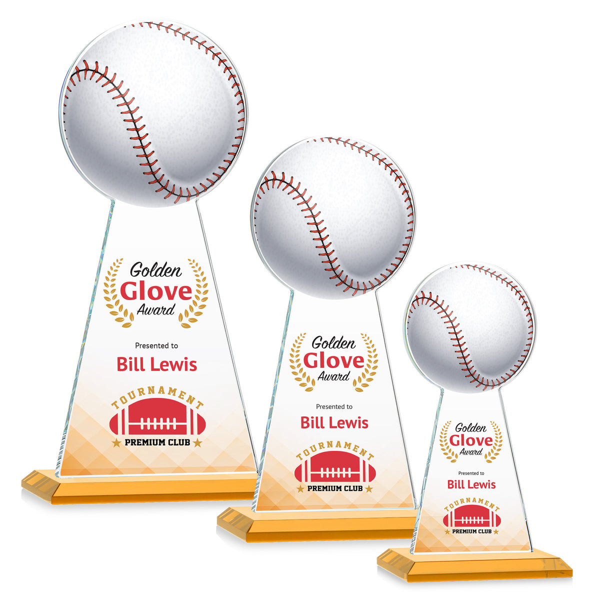 Edenwood Baseball VividPrint™ Award - Amber