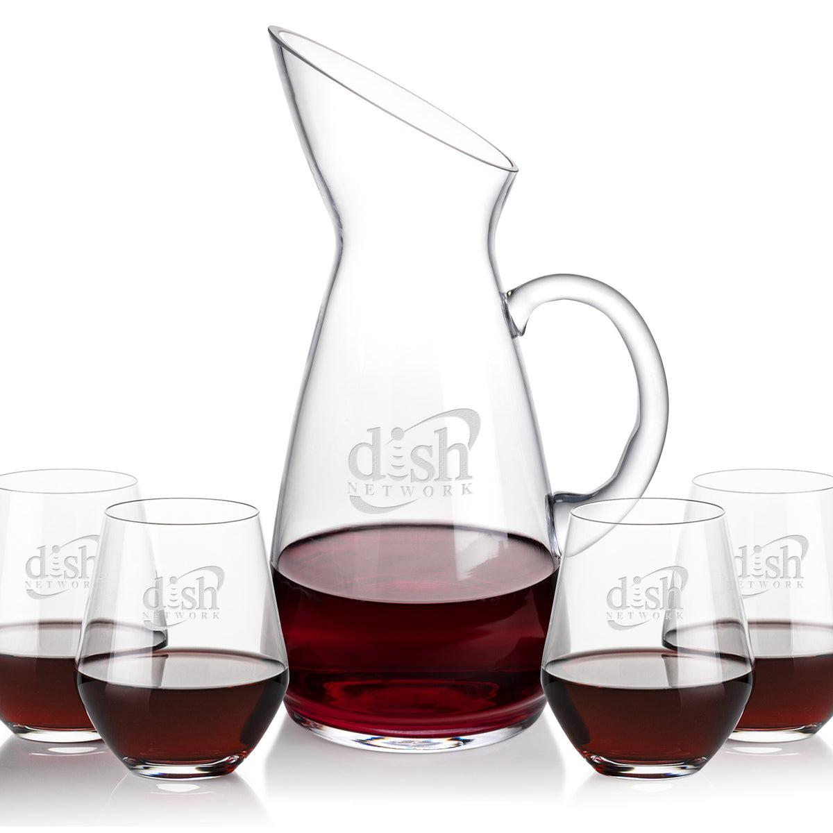 Taroni Carafe & Reina Stemless Wine