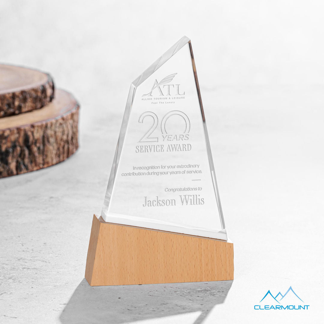 Terra Lucite and Wood Award