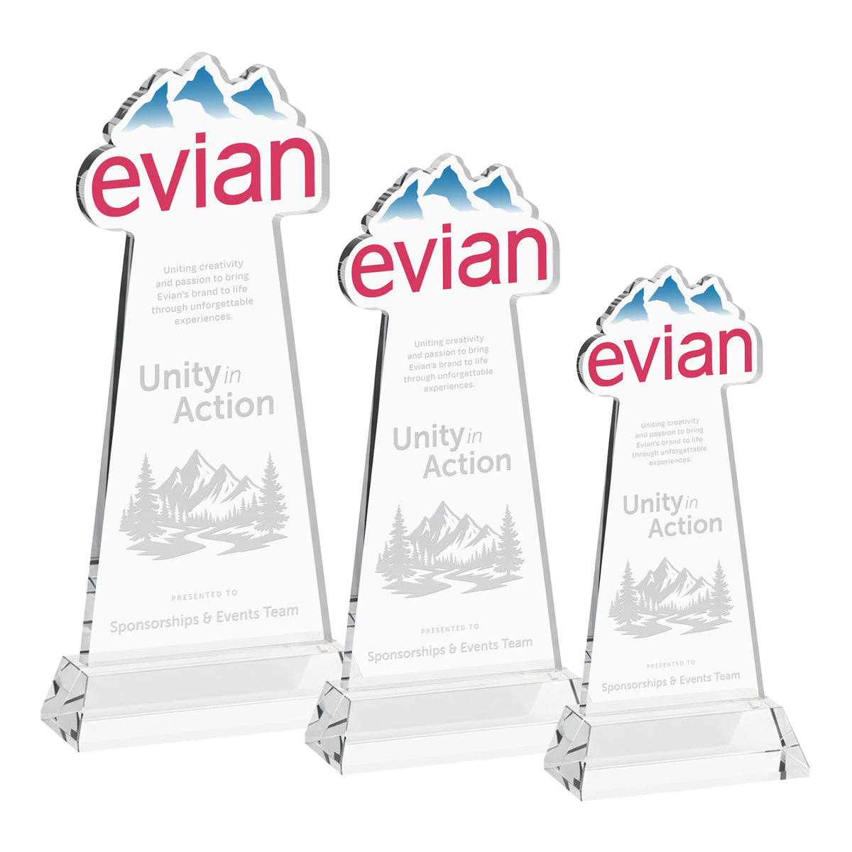 EdgeCraft Tapered Award on Hartford - Clear (via Air)
