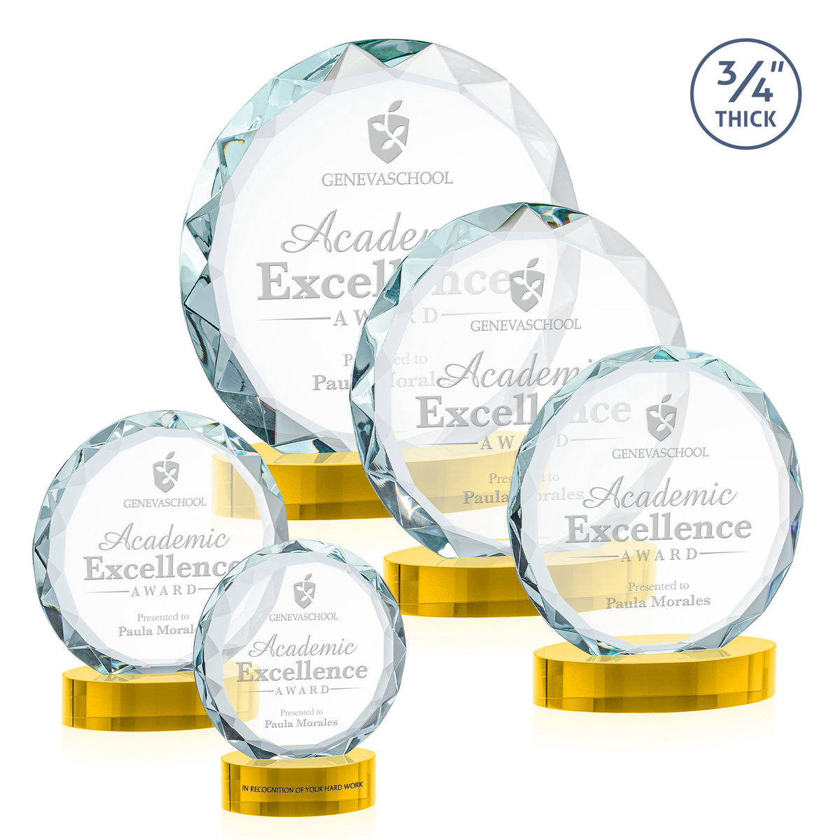 Centura Award on Alberton Base - Gold