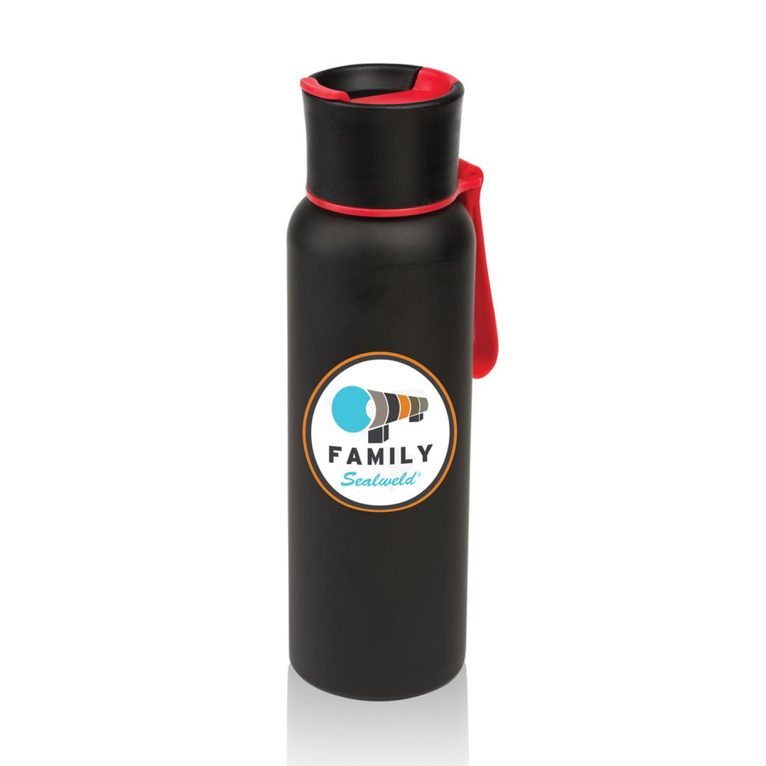 Hurdler Bottle with Carry Handle - 25oz — Red — D024RD