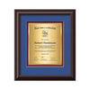 Monarch Certificate TexEtch Framed Award