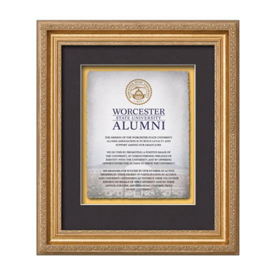 Regal Artisan Paper Certificate Framed Award