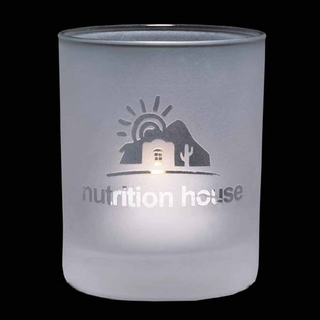 Evaton Frosted Candleholder