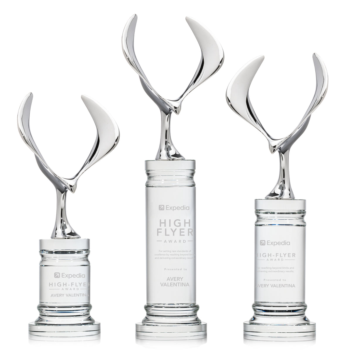 Maverick Eagle Award on Colverstone Base - Clear