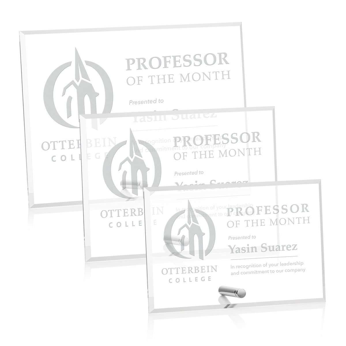 Polaris Rectangle (H) Award - Silver