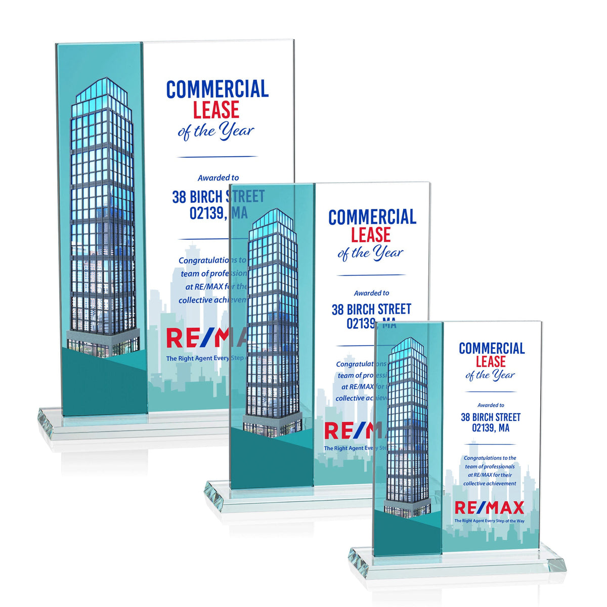 Composite Vertical VividPrint™ Award - Teal