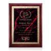 Gemstone Plaque — Wood, Plate Color and Size