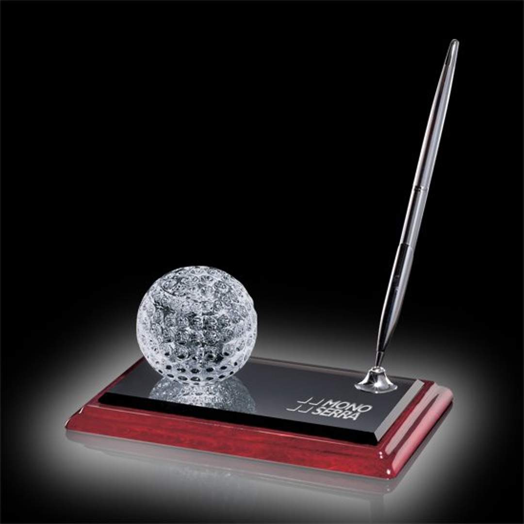Golf Ball Pen Set – Silver