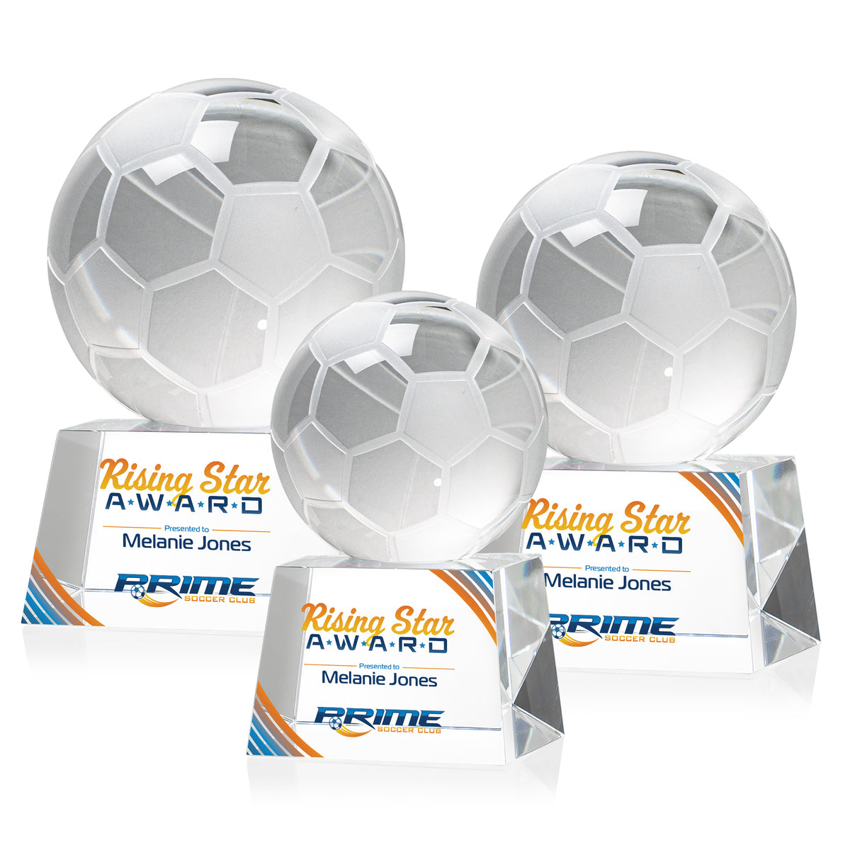 Soccer Ball VividPrint™ Award on Robson