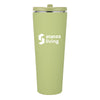 Krantz Rubberized Tumbler w/Straw & Carry Handle - 30oz