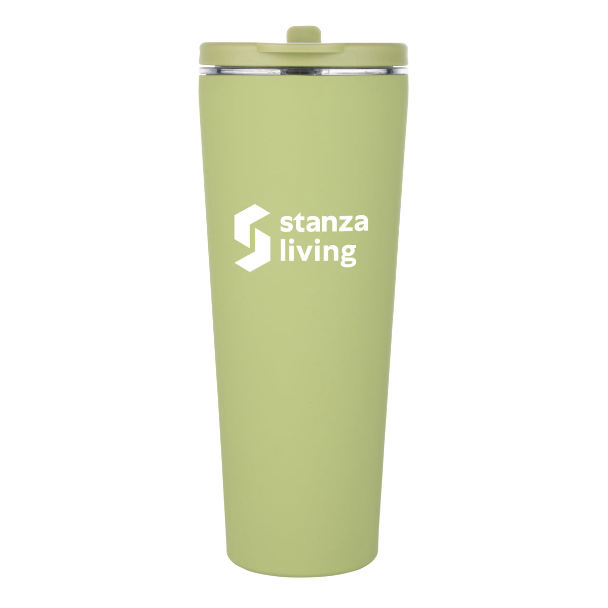 Krantz Rubberized Tumbler w/Straw & Carry Handle - 30oz