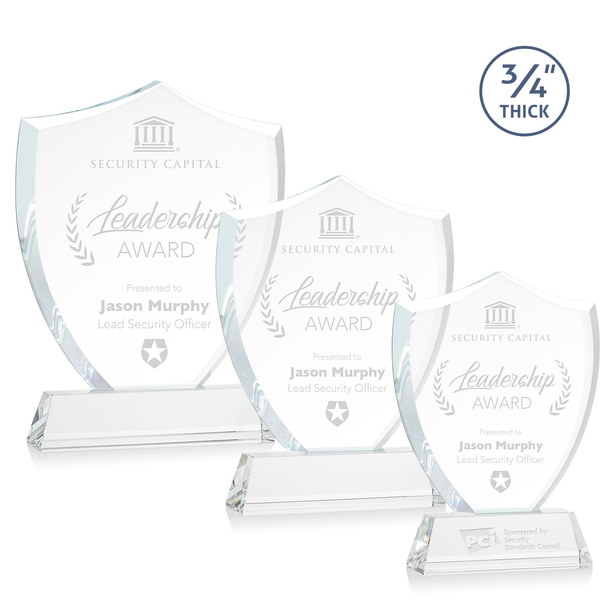Scudo Shield Award on Newhaven - Clear
